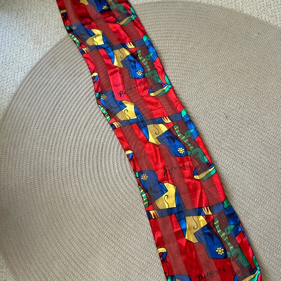 Colorful Abstract Pattern Scarf - Picasso - Picture 6 of 9